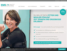 Tablet Screenshot of ems-lounge.de